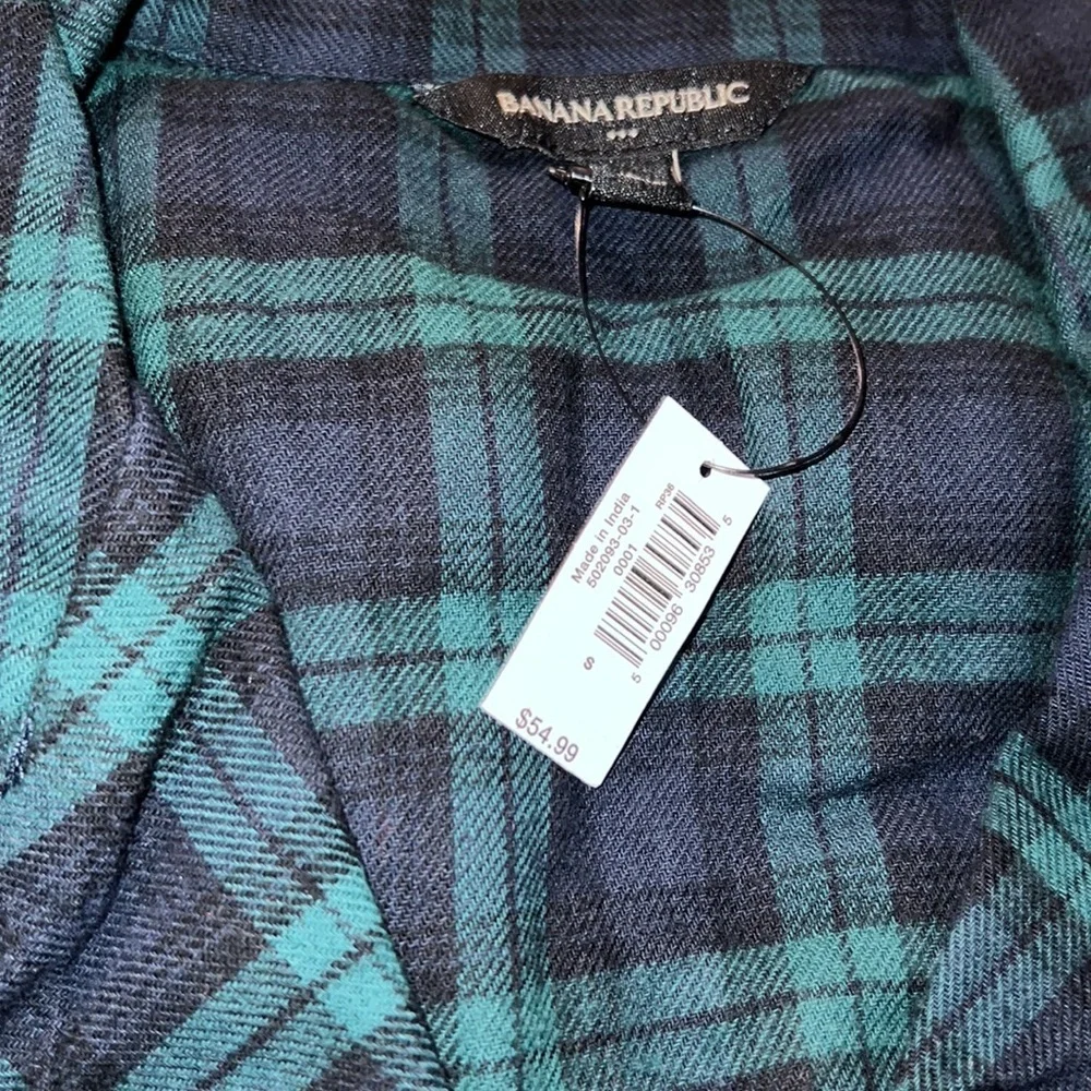 Banana Republic FLANNEL‎ PAJAMA TOP